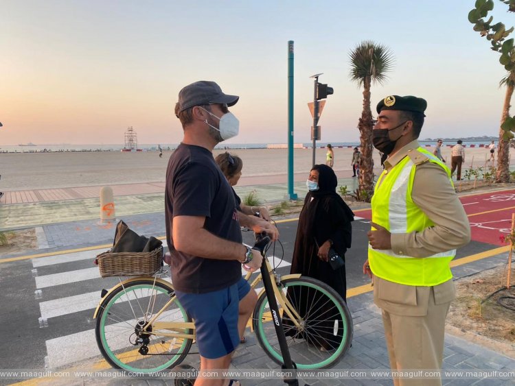 Dubai Police raise Awareness of Bicycles and E-Scooter Safety